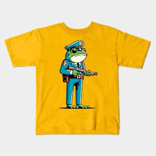 Police frog Kids T-Shirt